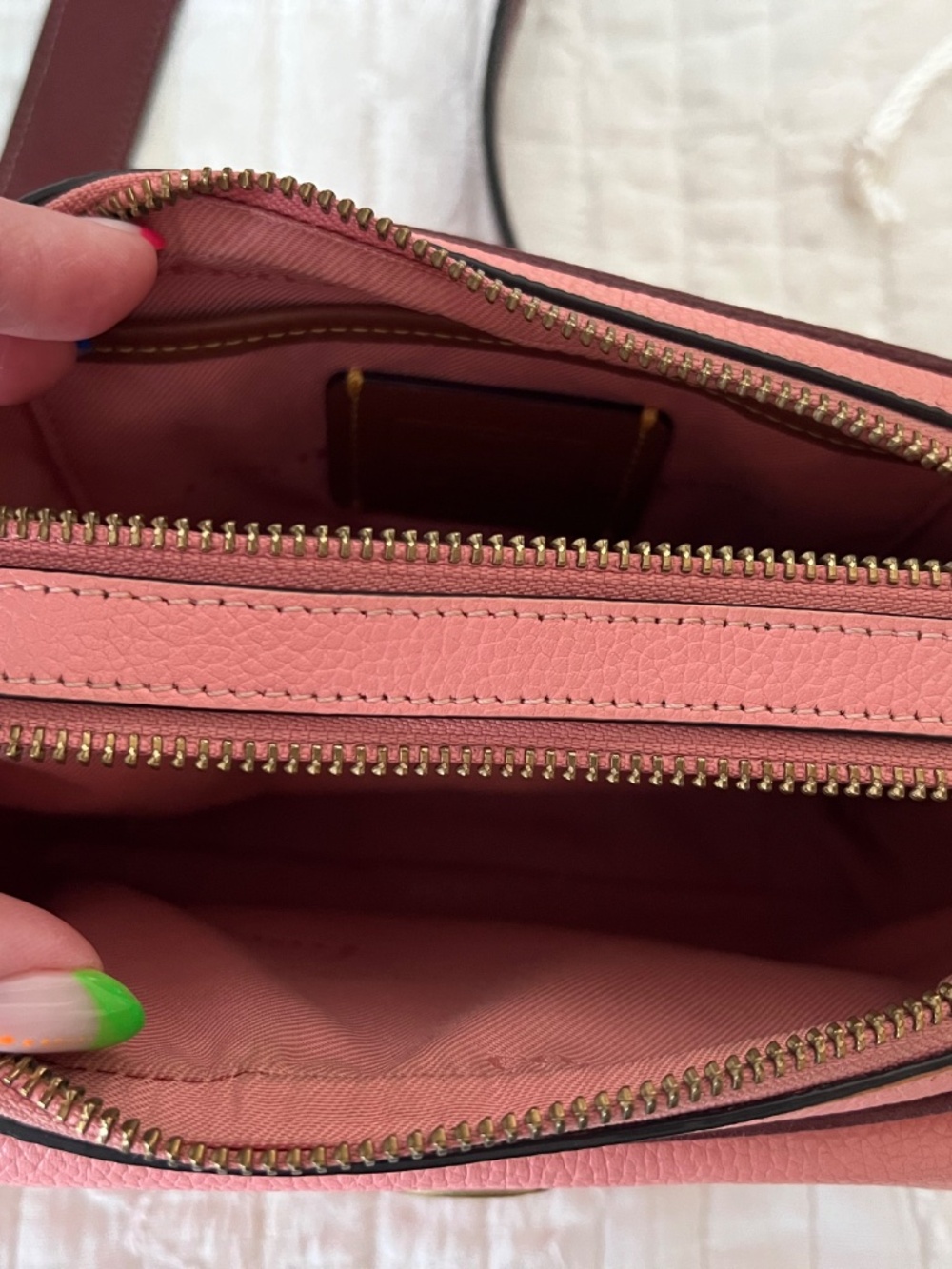 Pink Coach Camera Bag - Picture 4 of 5